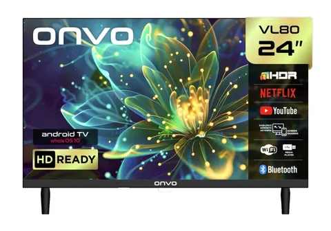 Onvo 24VL80F2HA 24'' 60 Ekran Uydu Alıcılı HD Ready WhaleOS10 LED TV