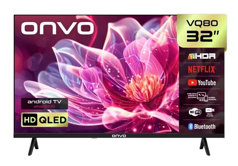 Onvo 32VQ80F3HA 32'' 82 Ekran Uydu Alıcılı HD Ready WhaleOS10 QLED TV