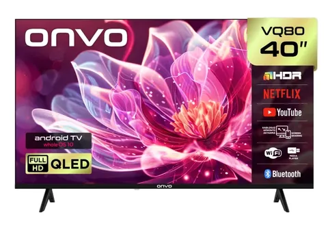 Onvo 40VQ80F3FA 40'' 102 Ekran Uydu Alıcılı Full HD WhaleOS10 QLED TV