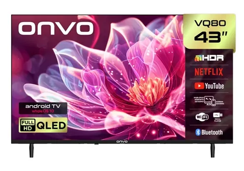 Onvo 43VQ80F2FA 43'' 109 Ekran Uydu Alıcılı Full HD WhaleOS10 QLED TV