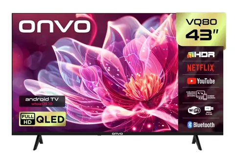 Onvo 43VQ80F3FA 43'' 109 Ekran Uydu Alıcılı Full HD WhaleOS10 QLED TV