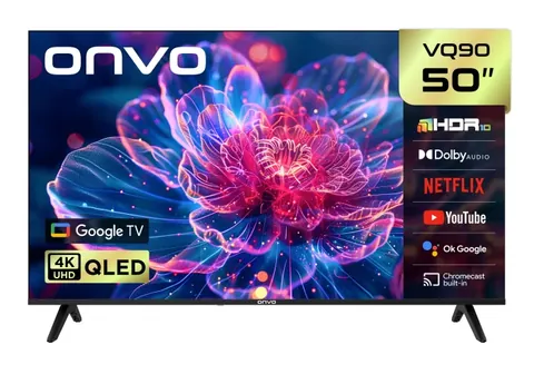 Onvo 50VQ90F3UA 50'' 127 Ekran 4K Ultra HD Google Smart QLED TV