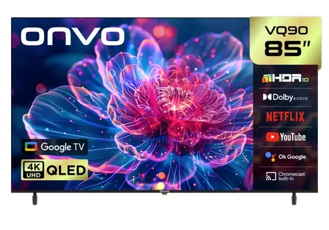 Onvo 85VQ90F2UA1 85" 216 Ekran 4K Ultra HD Google Smart QLED TV