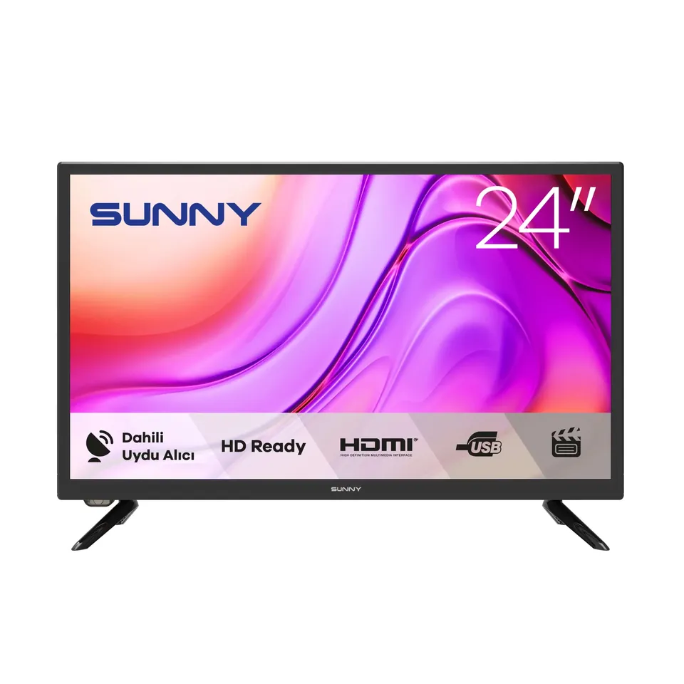 Sunny 24″ 60 Ekran 1366 x 768 HD Ready Uydulu TV SN24LED09