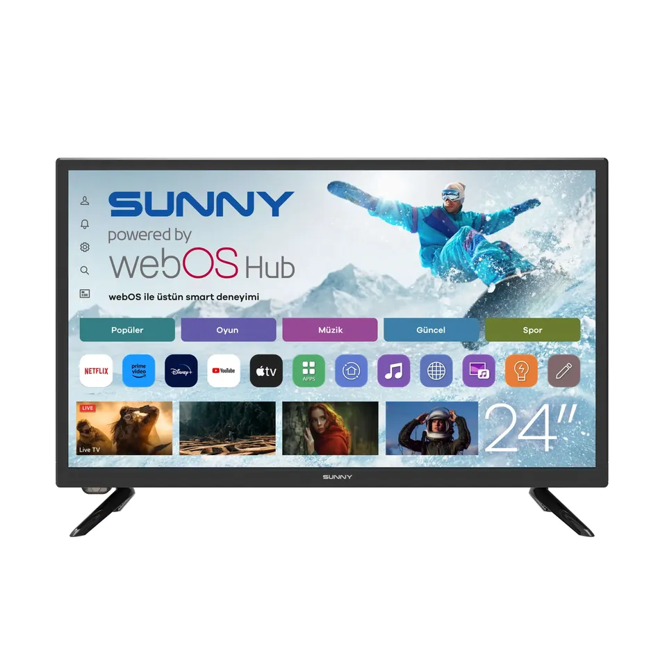 Sunny 24” HD READY webOS Smart TV SN24LEDI262C-S
