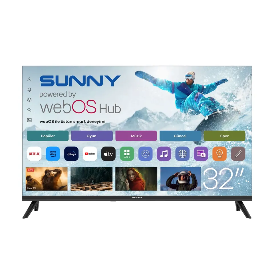 Sunny 32’’ 80 Ekran HD Ready webOS 2.0 Smart TV SN32HMLN