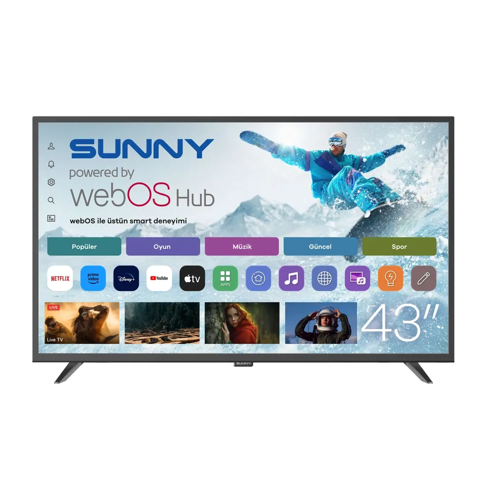 Sunny 43’’ 108 Ekran Full HD webOS 2.0 Smart TV SN43DAL540