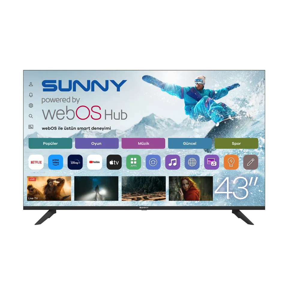 Sunny 43’’ FHD Frameless webOS 2.0 Smart TV SN43FMLN-W02S