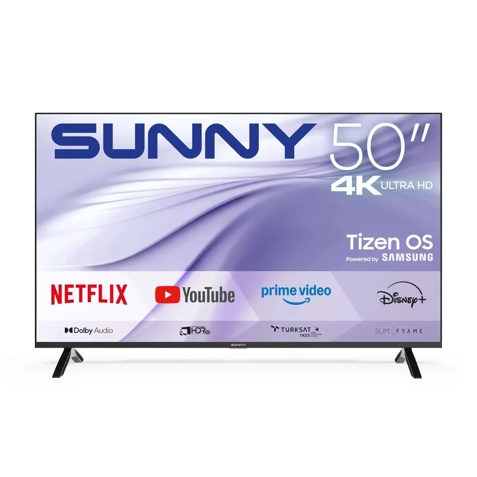 Sunny 50’’ Frameless 4K Ultra HD Tizen TV SN50FMN501