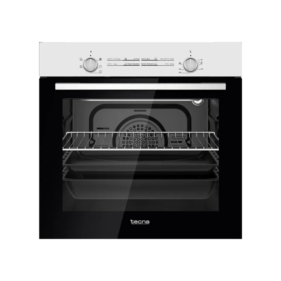 Tecna AF 6060B Elektro Turbo Ankastre Fırın Beyaz