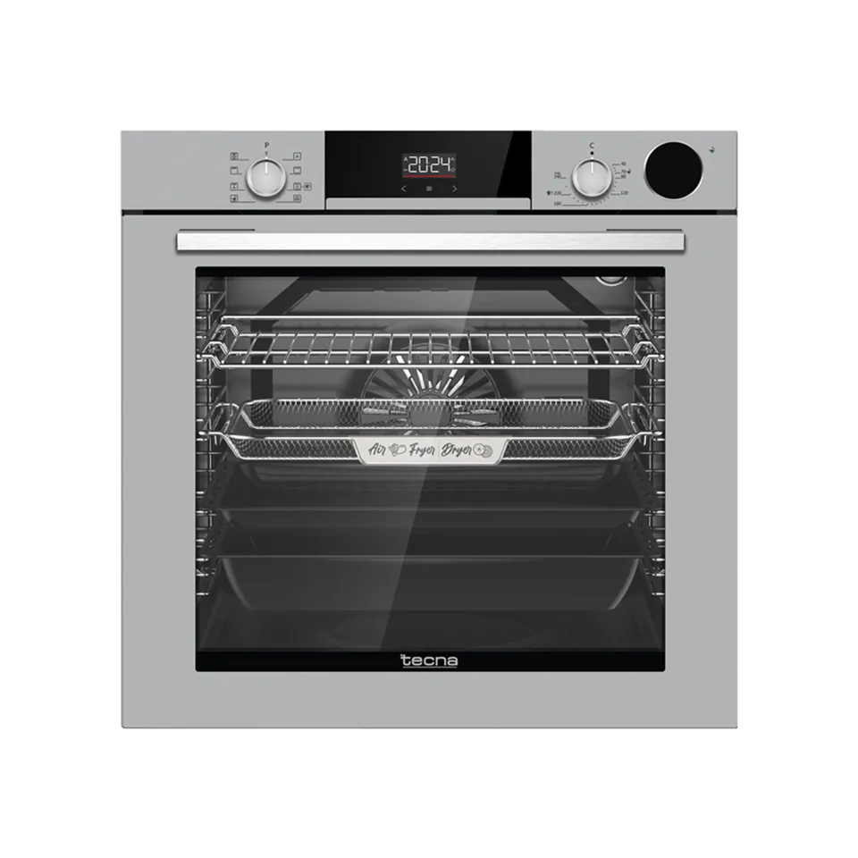 Tecna AF 8093G Steamtec+ Airfry Özellikli Buhar Destekli Ankastre Fırın Gri